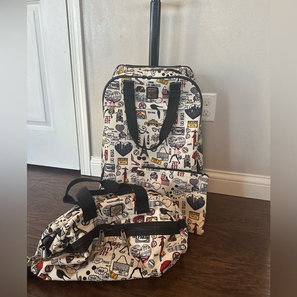 Brighton Bags Brighton Luggage Set Carry On Bag With Wheels Duffle